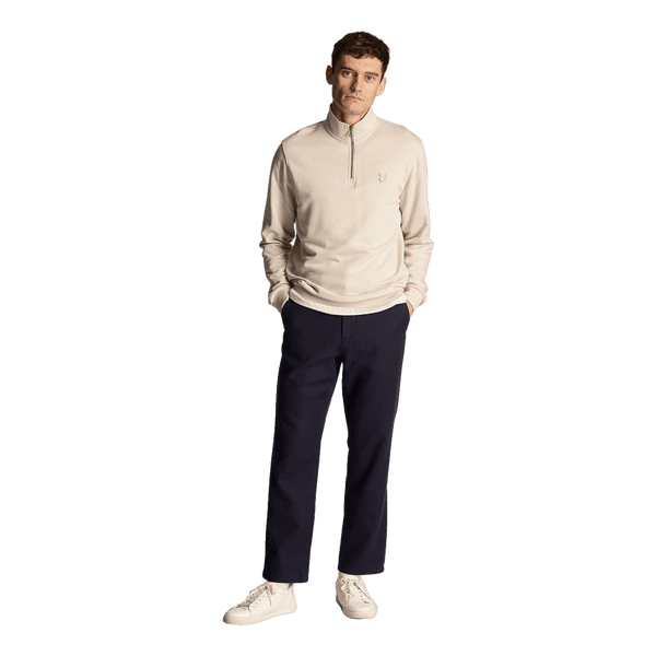 Lyle & Scott Tonal Eagle 1/4 Zip Sweatshirt