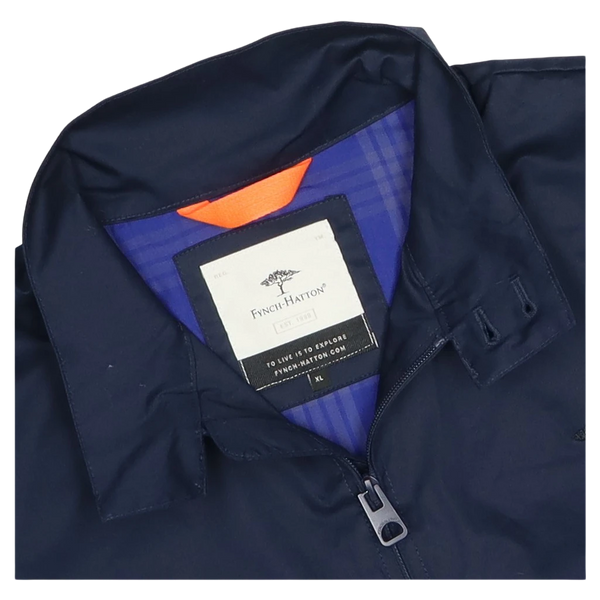 Fynch-Hatton Zip Through Cotton Jacket for Men