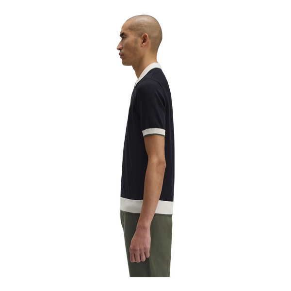 Fred Perry Contrast Tipped Knitted Shirt