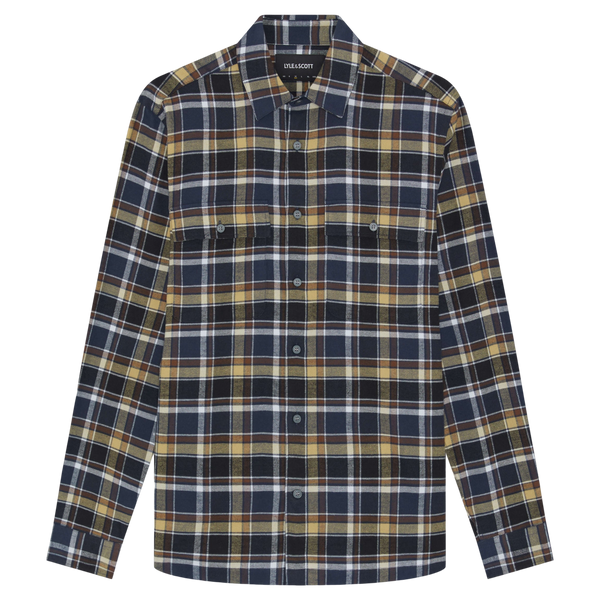 Lyle & Scott Brushed Cotton Check Shirt