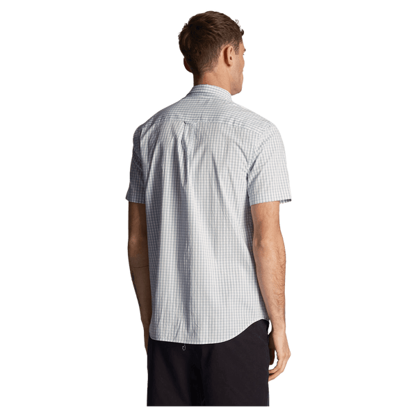 Lyle & Scott Short Sleeve Slim Fit Gingham Shirt