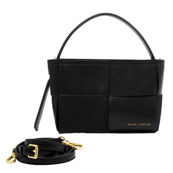 Katie Loxton Taya Hand Woven Suedette Top Handle Bag
