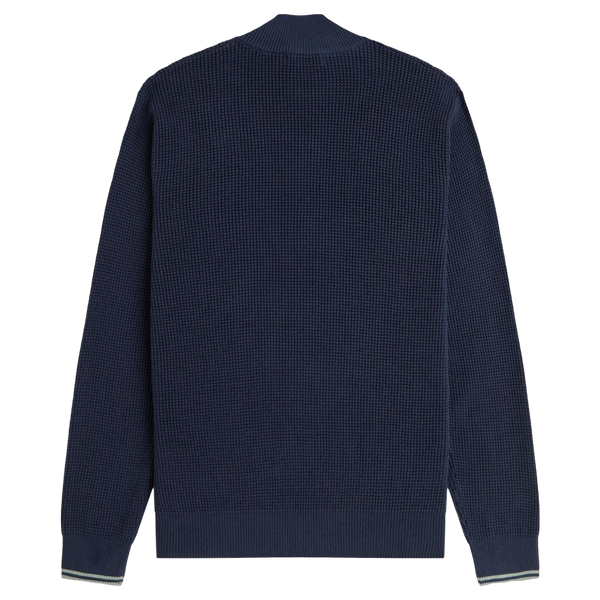 Fred Perry Waffle Stich Half Zip Jumper
