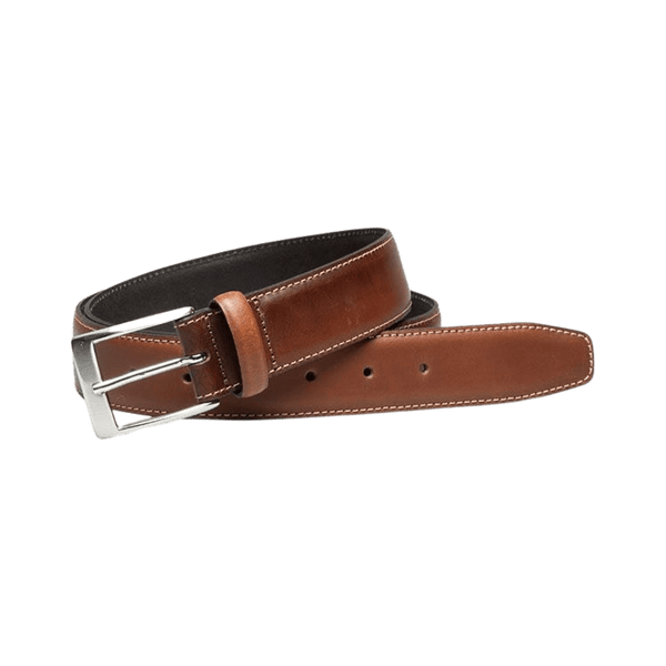 Ibex Stitched Edge Leather Belt for Men