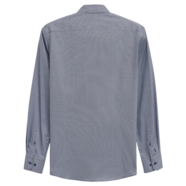 Bugatti Diamond Print Long Sleeve Shirt
