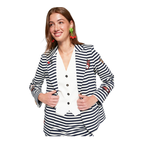 Vilagallo Striped Blazer