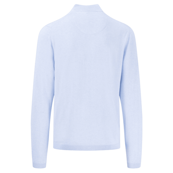 Fynch-Hatton Lightweight Cotton Troyer 1/4 Zip Sweater