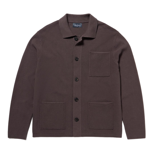 Oliver Sweeney Kingsbridge Moss Stitch Overshirt