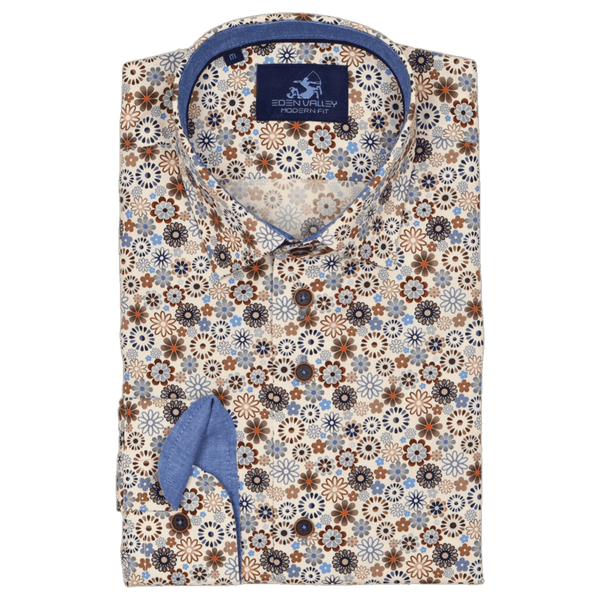 Eden Valley Long Sleeve Floral Shirt for Men