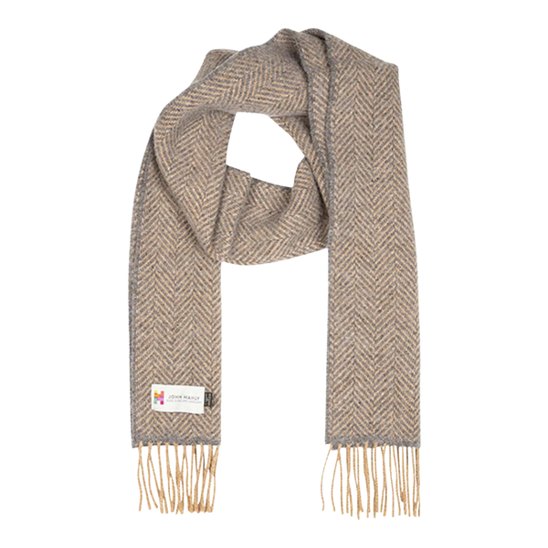 John Hanly Cashmere Merino Scarf for Men