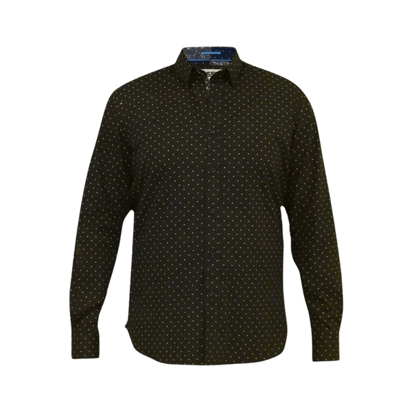 Duke Spot Print Long Sleeve Shirt for Men