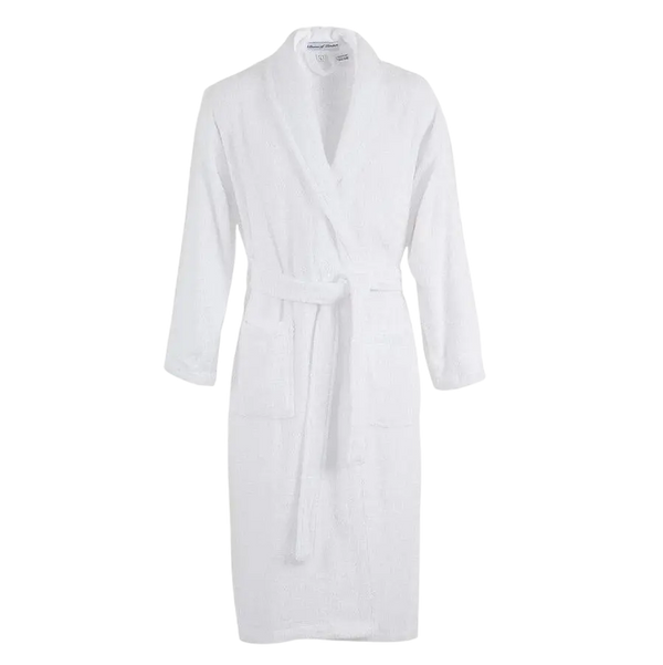 Bown of London Mens Dressing Gown in White