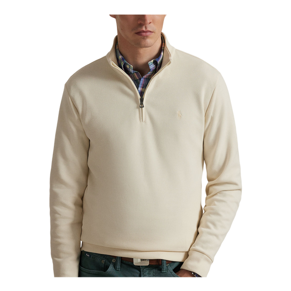 Polo Ralph Lauren Double-Knit Mockneck Half Zip Pullover