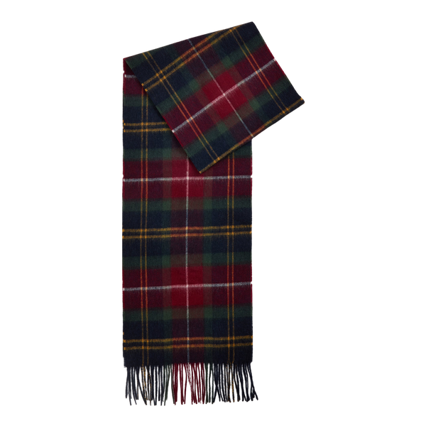 Barbour Wool Cashmere Tartan Scarf