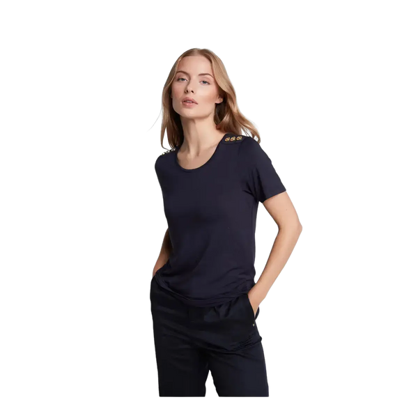 Holland Cooper Relax Fit Crew Neck T-Shirt for Women