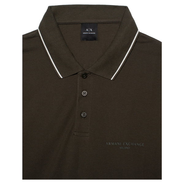 Armani Exchange Cotton Piquet Polo Shirt