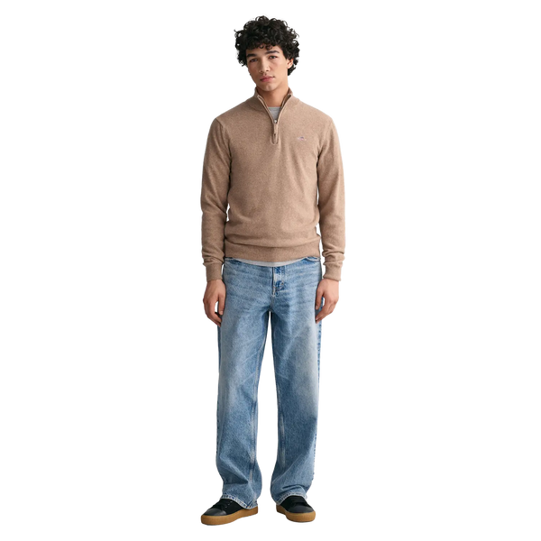 GANT Superfine Lambswool 1/4 Zip Jumper