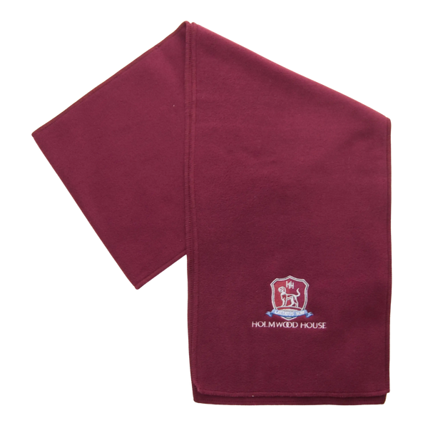 Holmwood House Fleece Scarf - Maroon