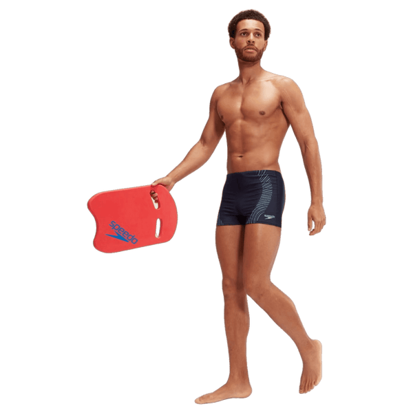 Speedo Duo Logo Print Aqua Shorts