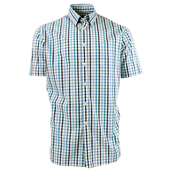 Viyella Tattasall Check Short Sleeve Shirt