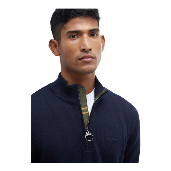 Barbour Cotton Half Zip Knitted Jumper