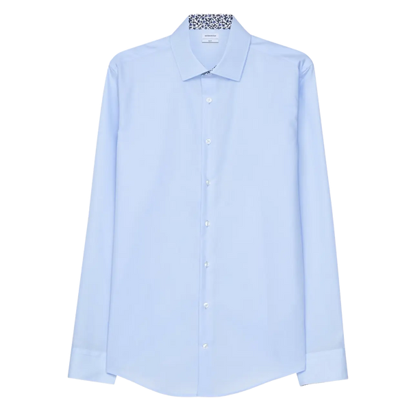 Seidensticker Long Sleeve Slim Fit Shirt With Trim