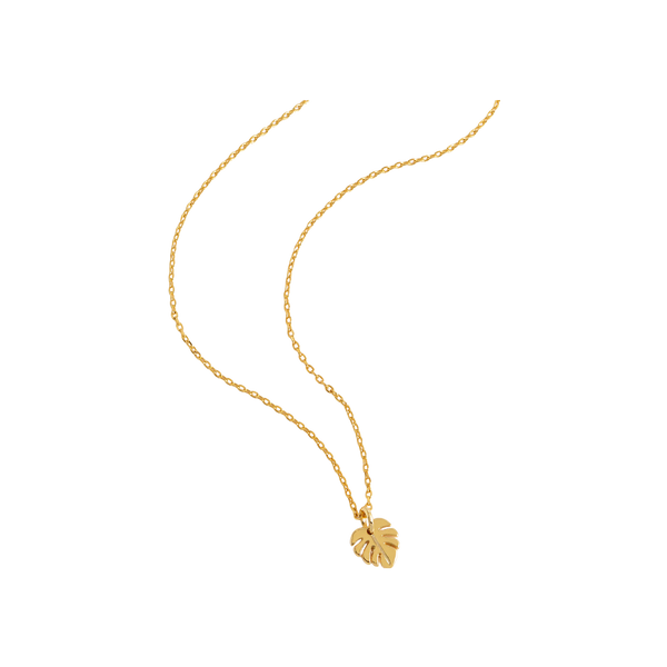 Estella Bartlett Monstera Leaf Necklace