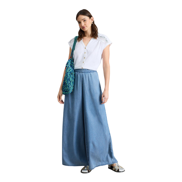 White Stuff Billie Emb Button Shirt