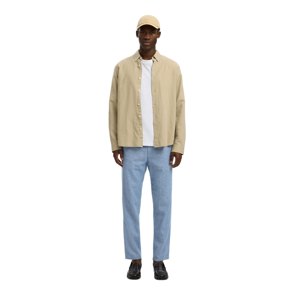 Selected 172 Slim Taper Brody Linen Blend Trousers