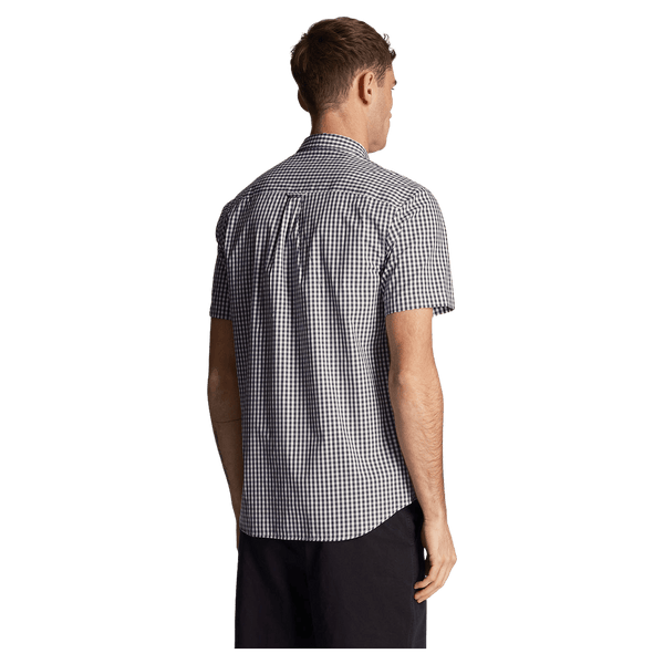 Lyle & Scott Short Sleeve Slim Fit Gingham Shirt