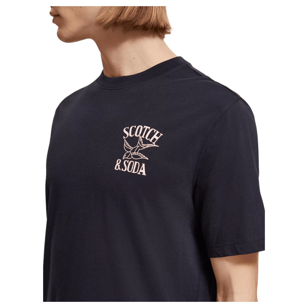 Scotch & Soda Left Chest Artwork T-Shirt for Men