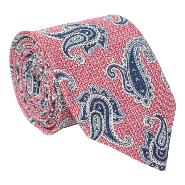 William David Textured Paisley Printed Tie