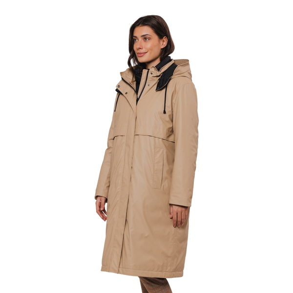 Rino & Pelle Danita Long Raincoat With Detachable Inner Jacket
