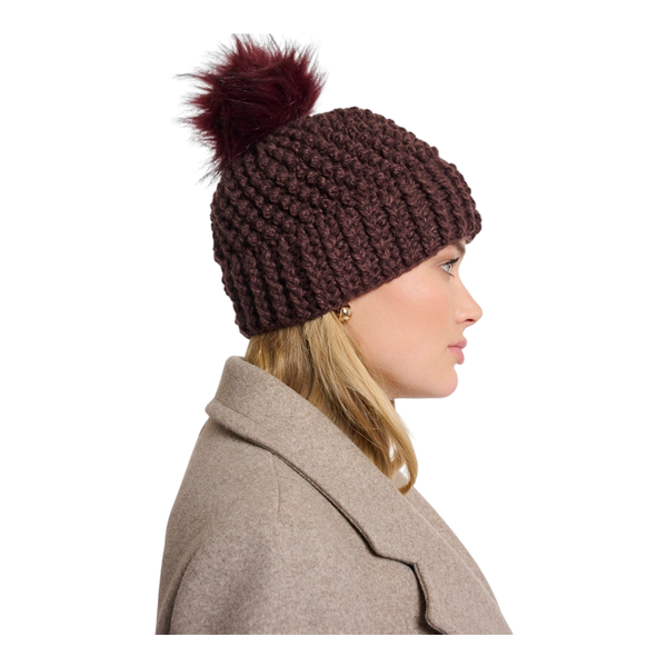 Rino & Pelle Faux Fur Detachable Pompon