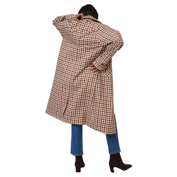 Nobody's Child Gingham Car Coat