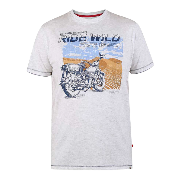 Duke Langdon Ride Wild Motorbike T-Shirt for Men
