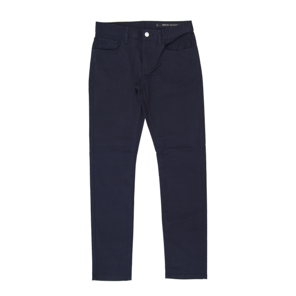 Armani Exchange Slim Fit Cotton Trousers for Men