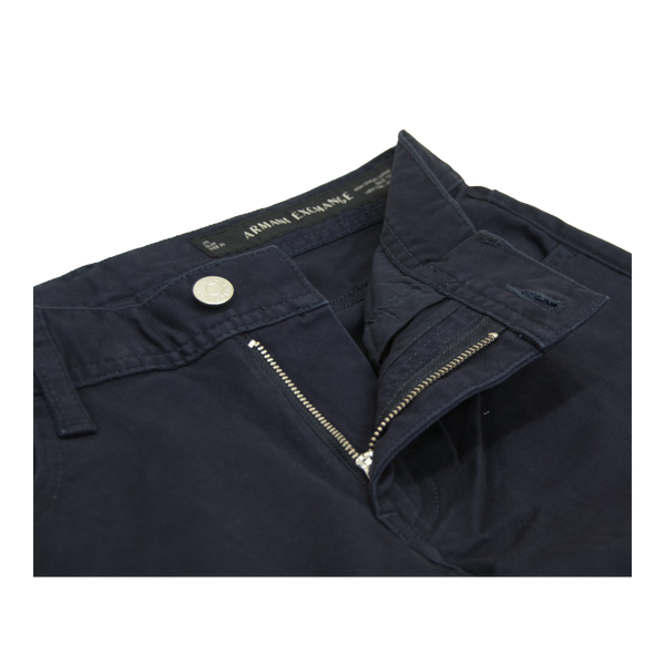 Armani Exchange Slim Fit Cotton Trousers for Men
