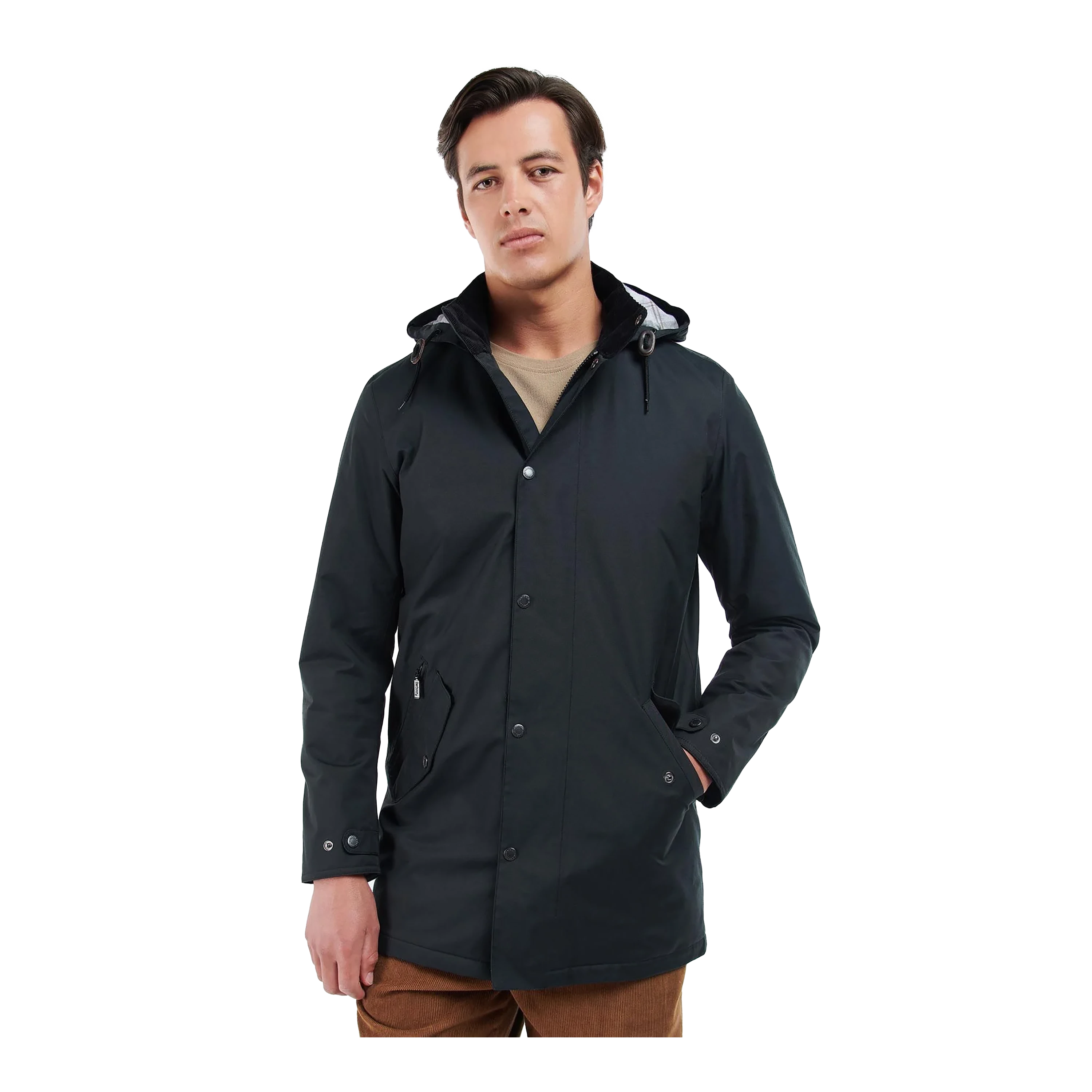 Lyle and scott vintage mens sales removable hood mac navy jacket