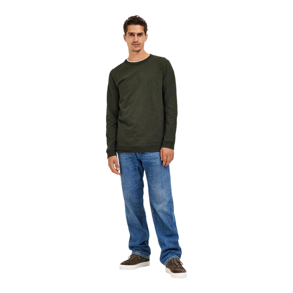 Selected Long Sleeve O-Neck Tee for Men