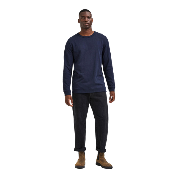 Selected Long Sleeve O-Neck Tee for Men