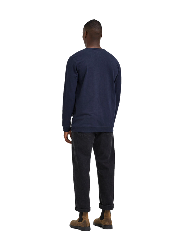 Selected Long Sleeve O-Neck Tee for Men
