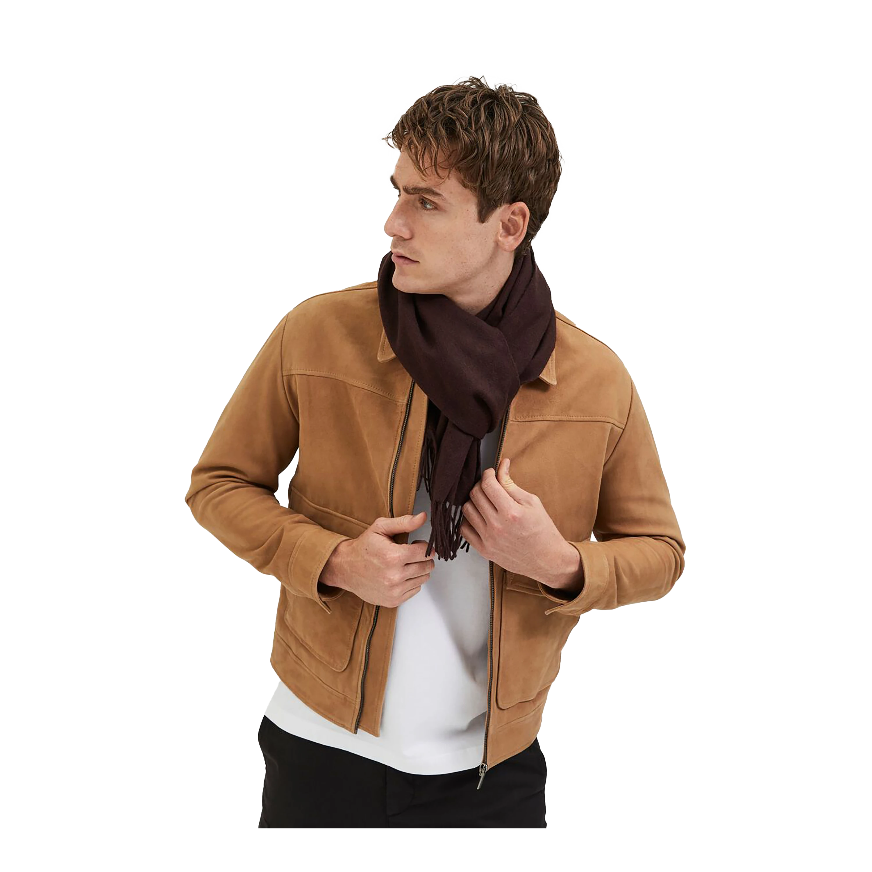 Selected 2025 suede jacket