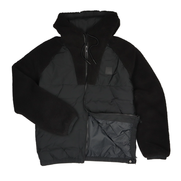 Superdry Fleece Hybrid Zip Hoodie for Men