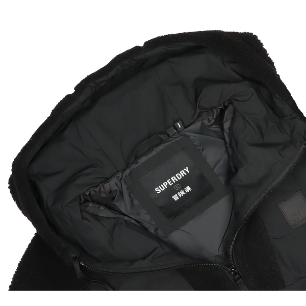 Superdry Fleece Hybrid Zip Hoodie