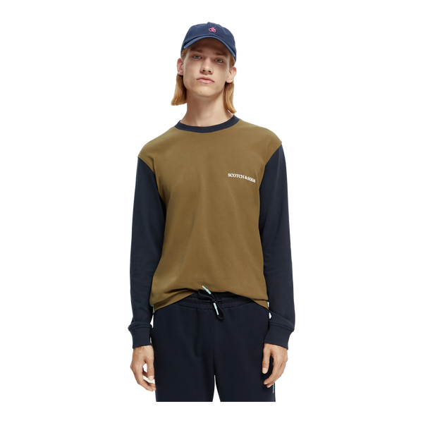 Scotch & Soda Jersey Logo Longsleeve T-Shirt