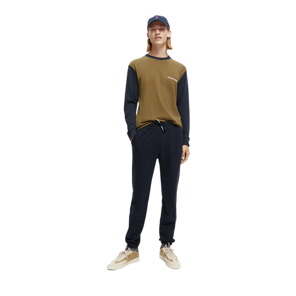 Scotch & Soda Jersey Logo Longsleeve T-Shirt