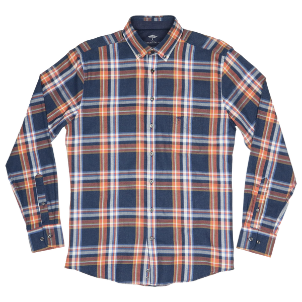 Fynch-Hatton Flannel Check Shirt for Men