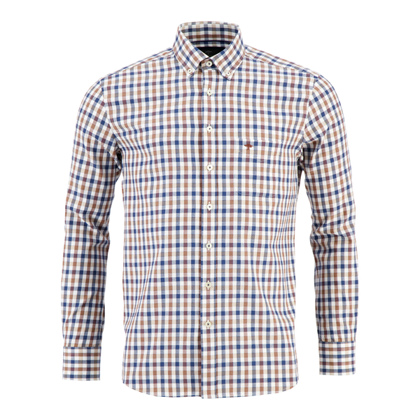 Fynch-Hatton Combi Print Long Sleeve Shirt
