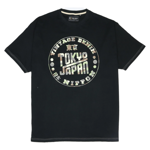 KAM Jeanswear Tokyo Camo Print T-Shirt for Men